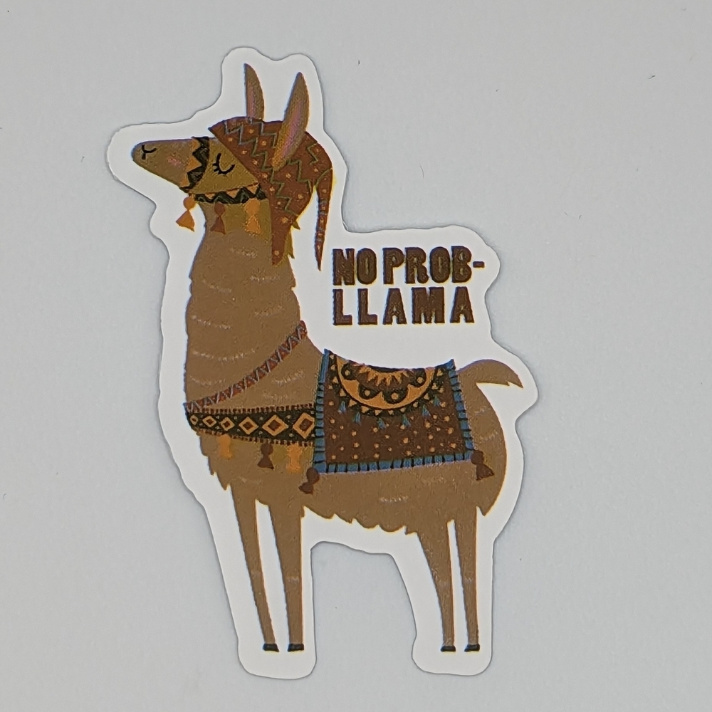 No Prob Llama Sticker
